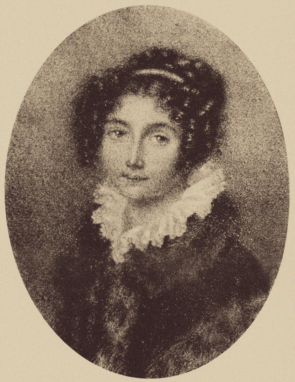 Josephine Deym Stritetz grófnő portréja, született Brunsvik de Korompa 1779-1821, c. 1800. alkotó: Unbekannt