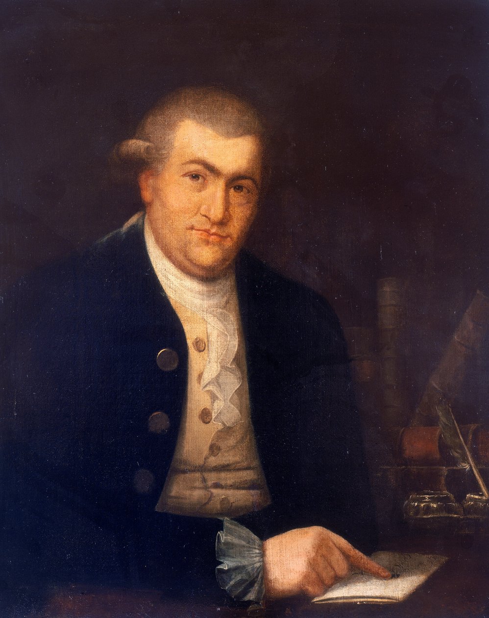 „David Garrick portréja”, 1770 alkotó: Unbekannt