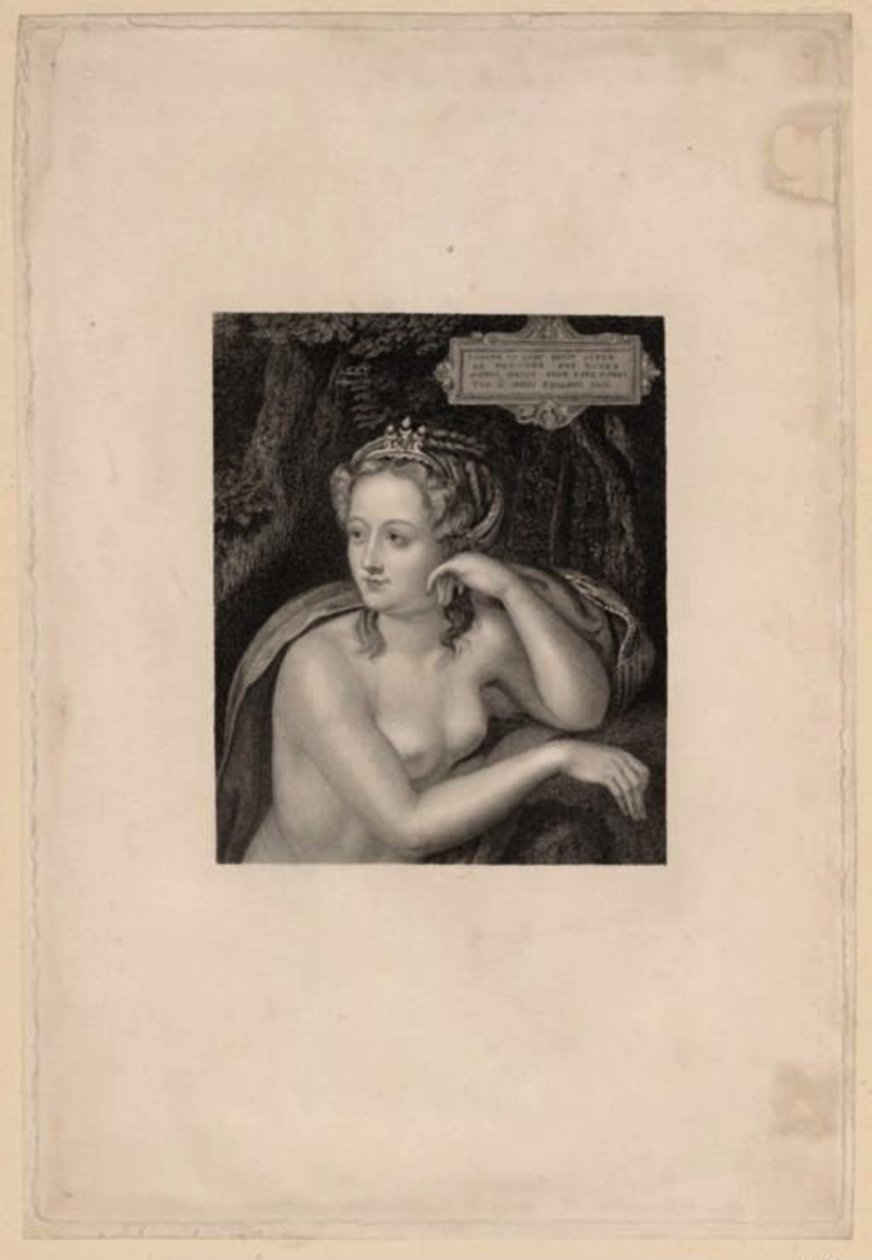 Diane de Poitiers portréja 1499-1566, 16. század közepe. alkotó: Unbekannt
