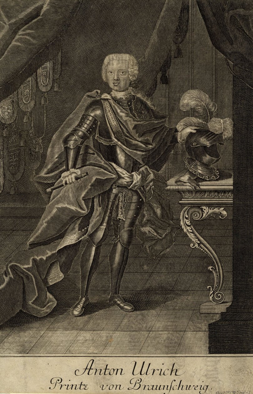 Anthony Ulrich brunswicki herceg portréja 1714-1774, um 1700 alkotó: Unbekannt