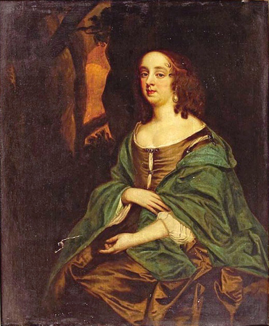 Ehrengard Melusine von der Schulenburg 1667-1743, Kendal hercegnő portréja, 19. század eleje. alkotó: Unbekannt