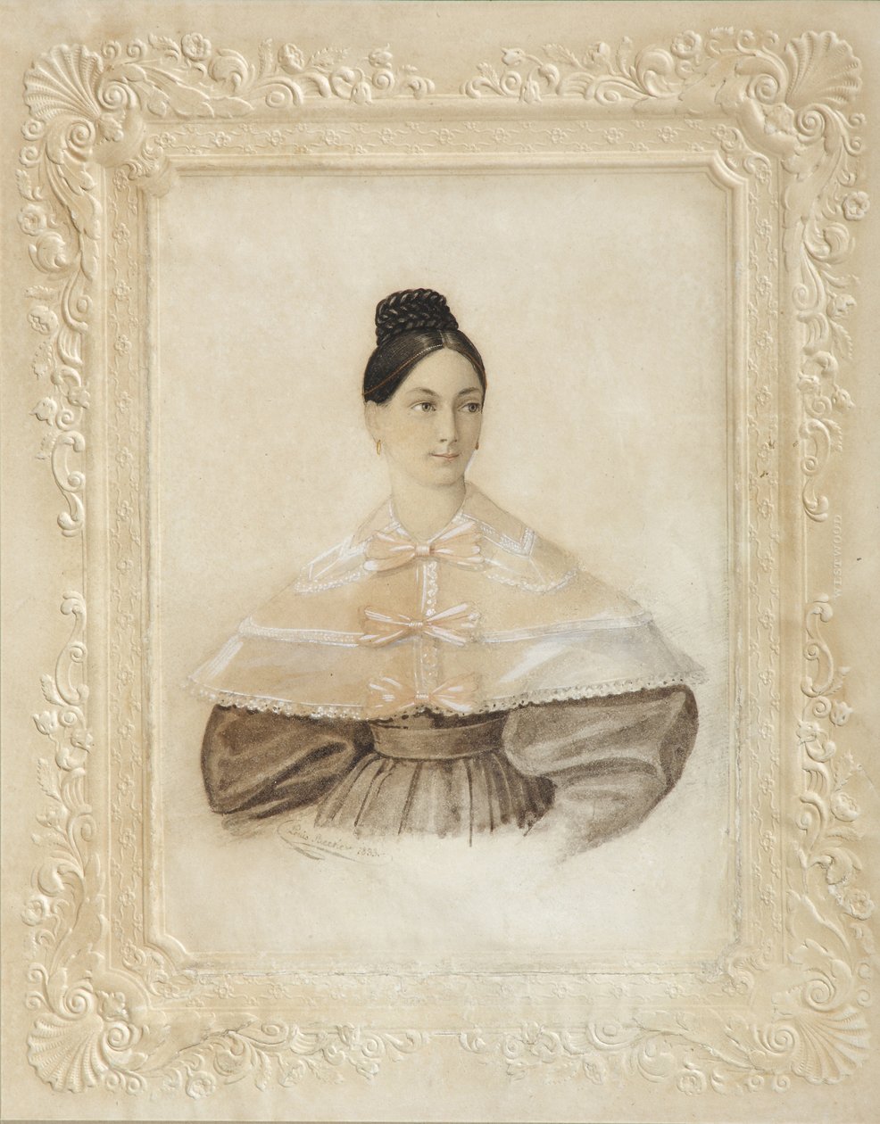 Jekatyerina Alekszandrovna Szverbejeva, született Scserbatova hercegnő portréja, 1833 alkotó: Unbekannt