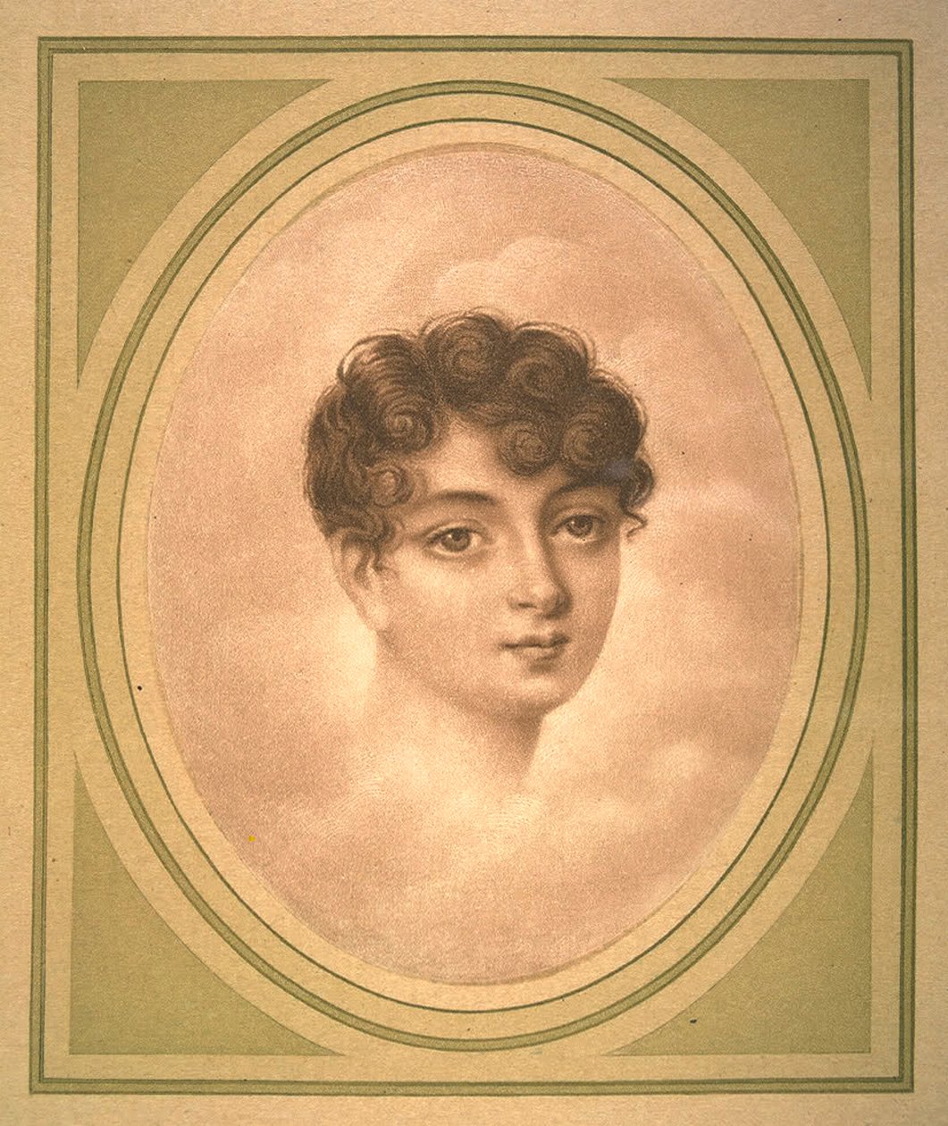 Eléonore Denuelle de La Plaigne portréja 1787-1868, 19. század eleje. alkotó: Unbekannt