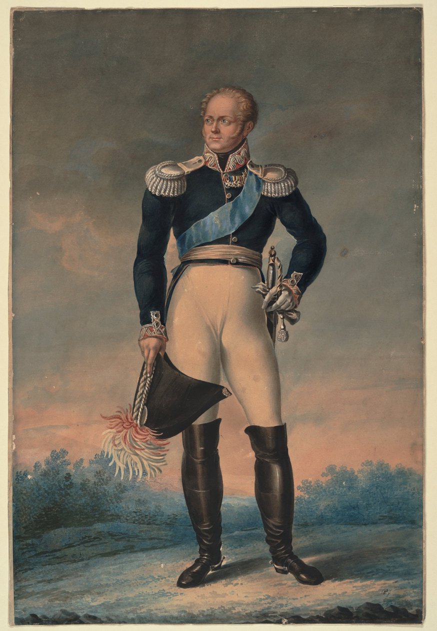 I. Sándor császár portréja 1777-1825, 1819 alkotó: Unbekannt