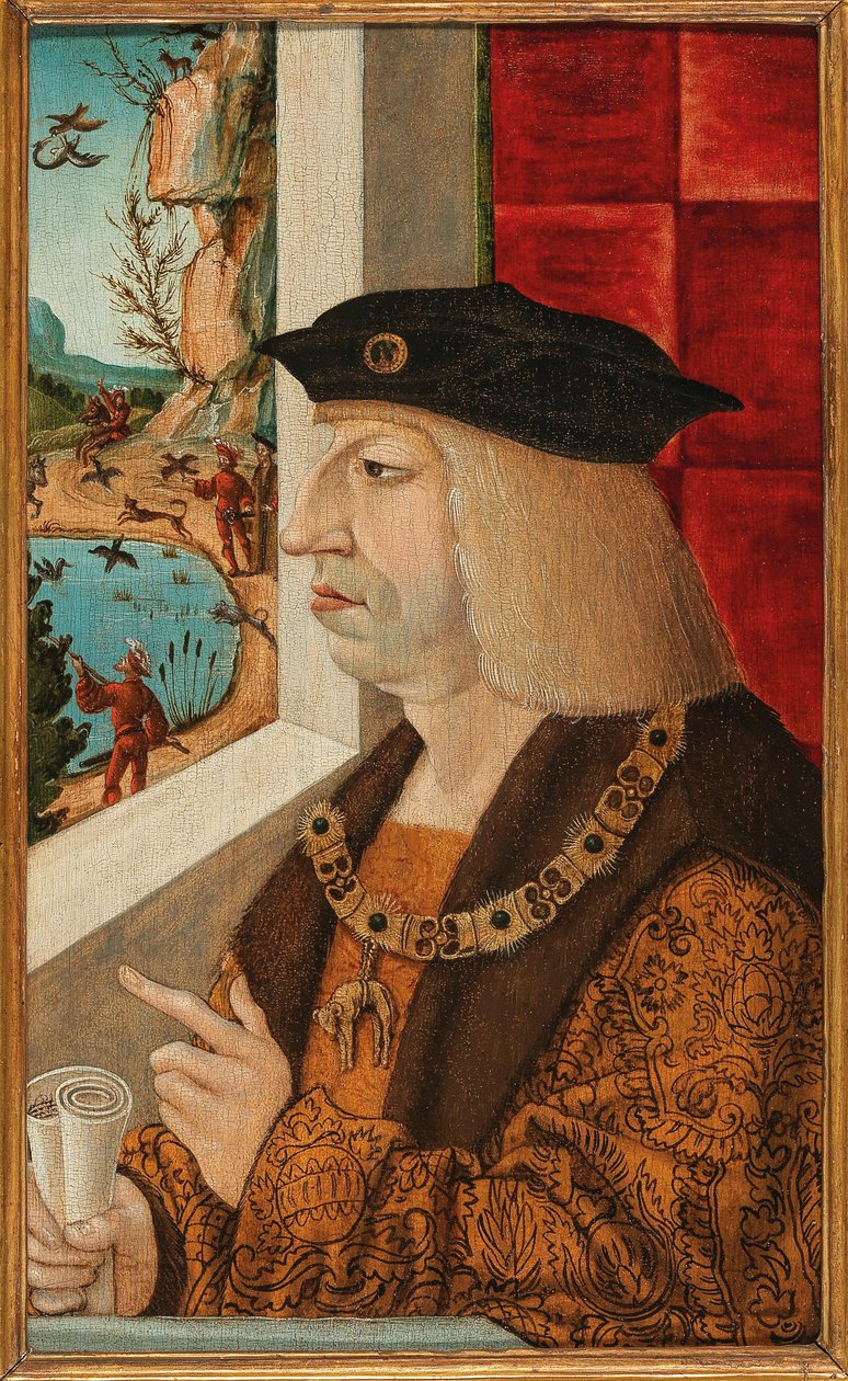 I. Maximilian császár portréja 1459-1519, 16. század. alkotó: Unbekannt