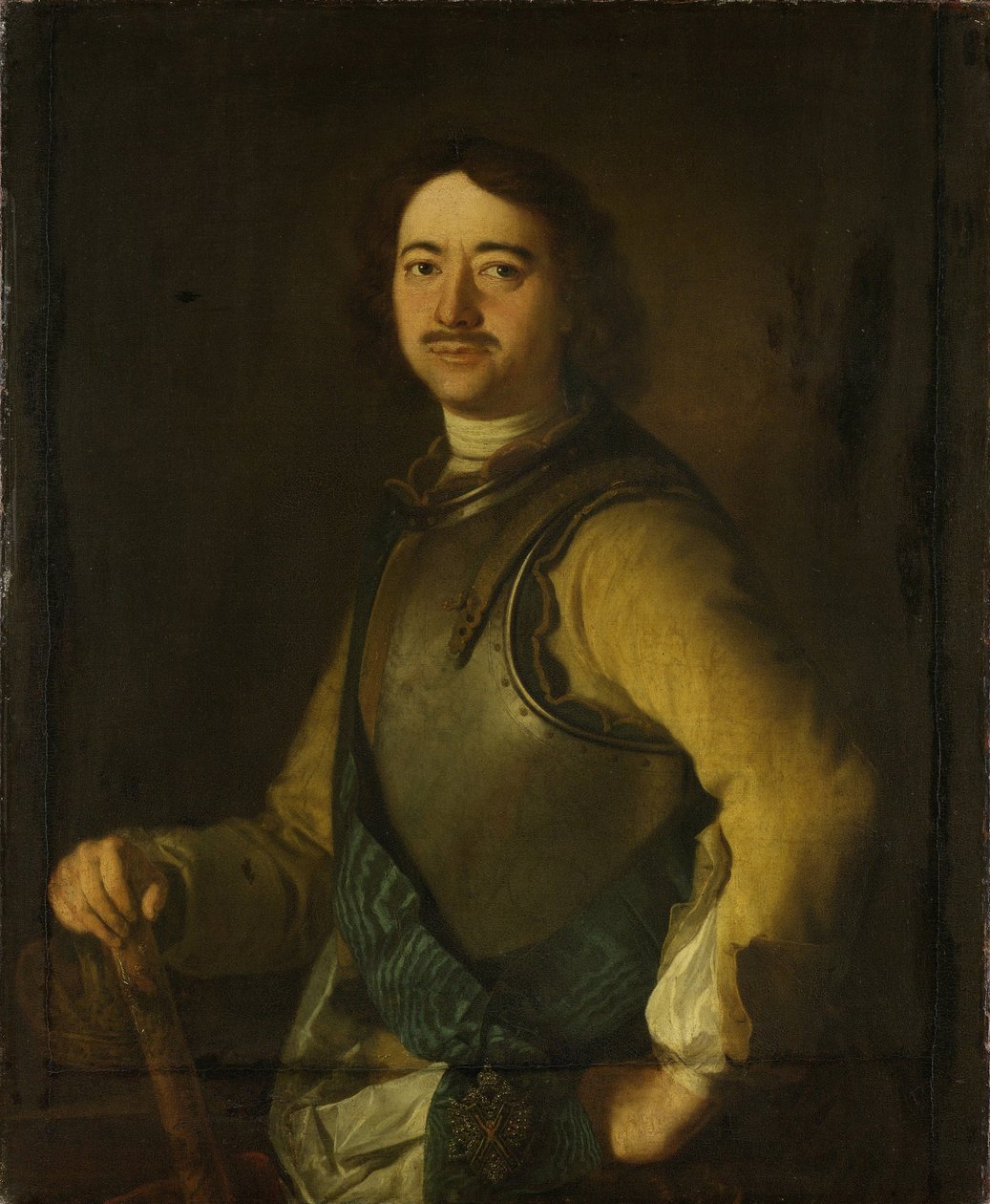 I. Nagy Péter császár portréja 1672-1725, 18. század eleje. alkotó: Unbekannt