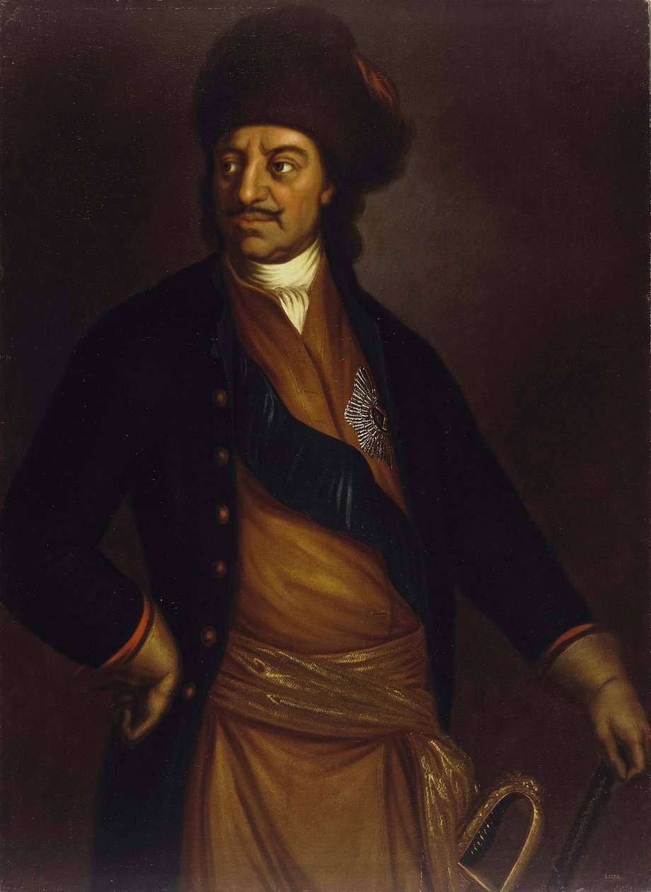 I. Nagy Péter császár portréja 1672-1725, 18. század első harmada alkotó: Unbekannt