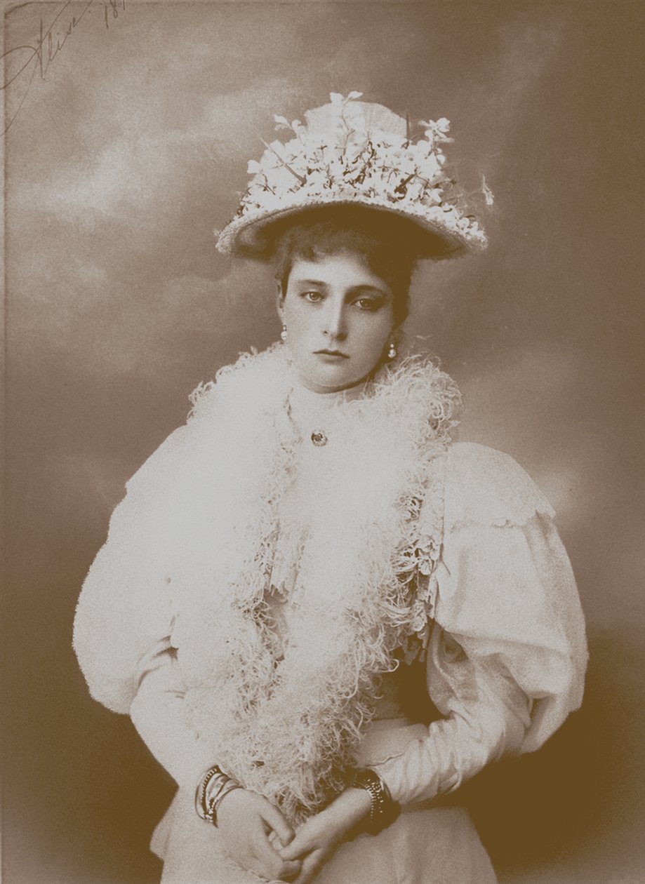 Alekszandra Fjodorovna császárné, II. Miklós orosz cár feleségének portréja 1872-1918 alkotó: Unbekannt