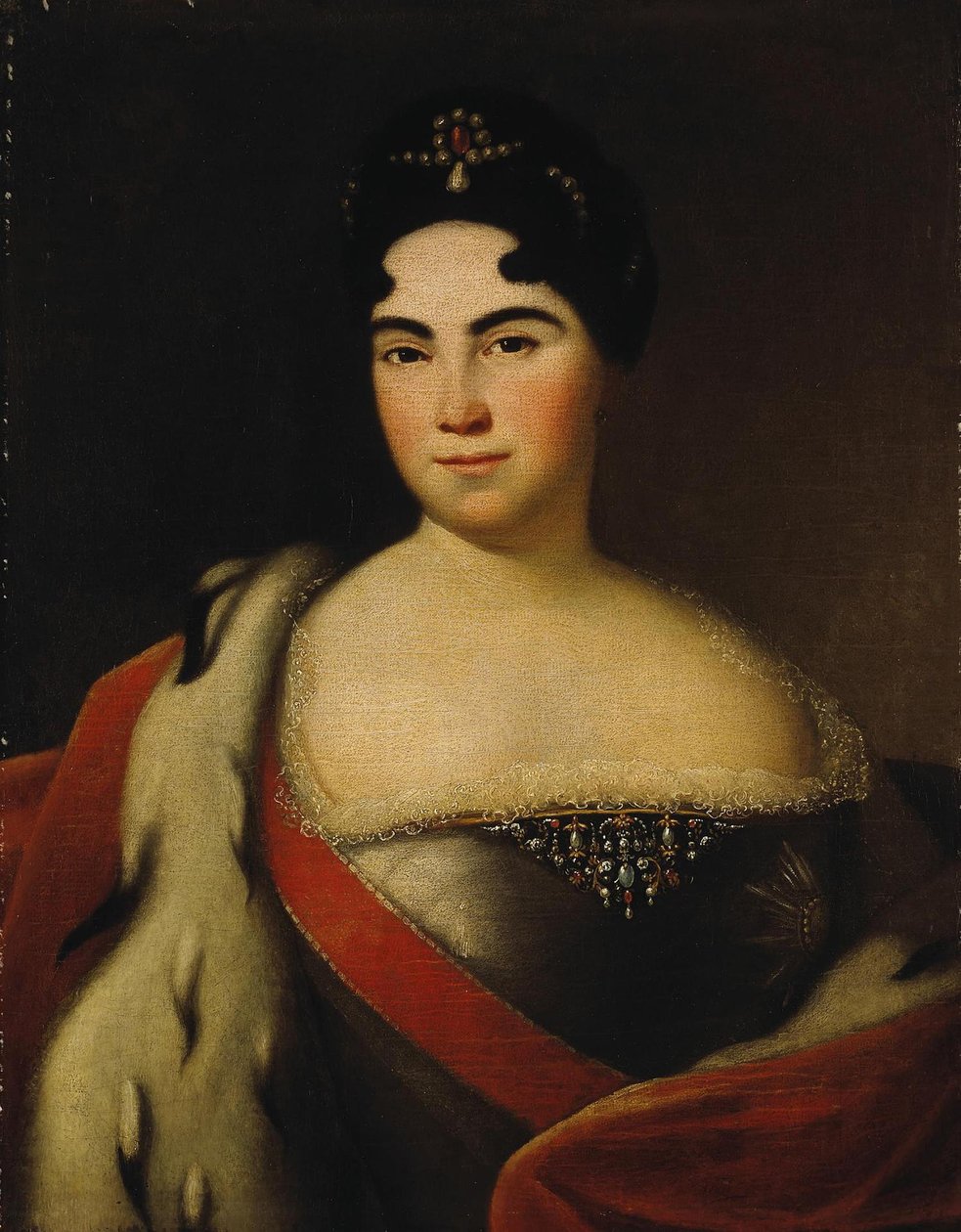 I. Katalin császárné portréja 1684-1727, 18. század első harmada alkotó: Unbekannt