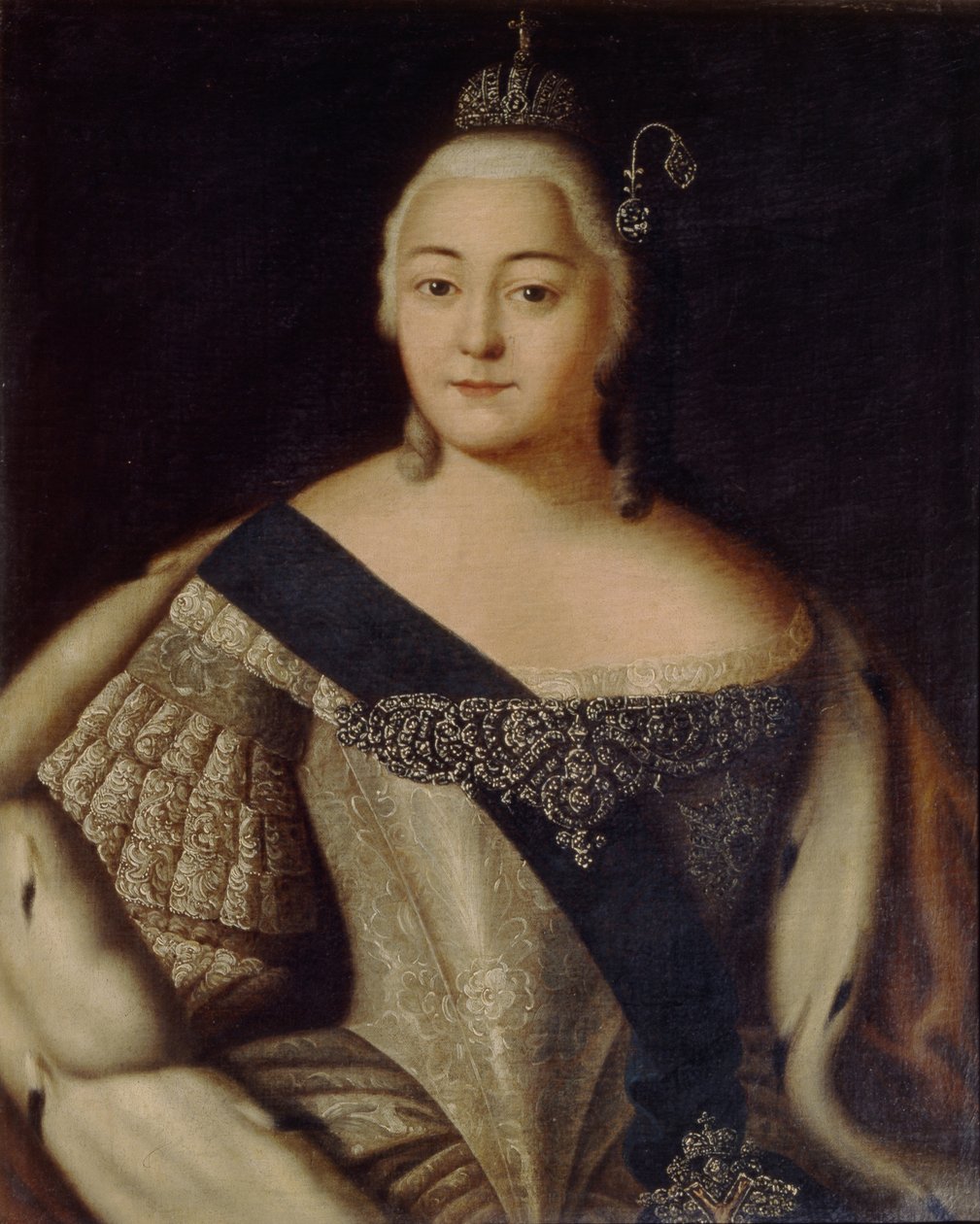 Erzsébet császárné portréja 1709-1762, XVIII. század második fele. alkotó: Unbekannt