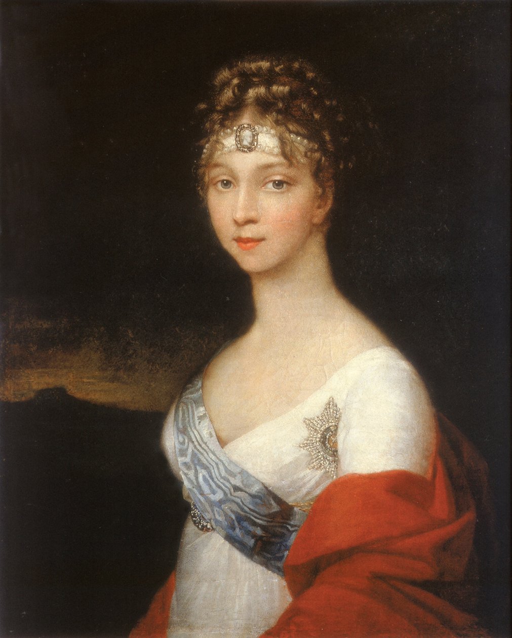 Erzsébet Alekszejevna császárné, Lujza badeni hercegnő portréja 1779-1826, 1806 után alkotó: Unbekannt