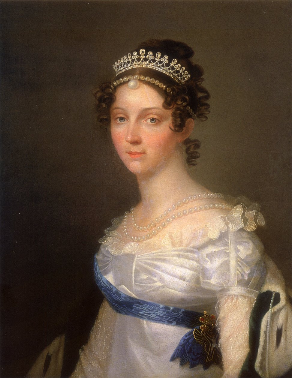 Erzsébet Alekszejevna császárné, Lujza badeni hercegnő portréja 1779-1826, 1806 után alkotó: Unbekannt