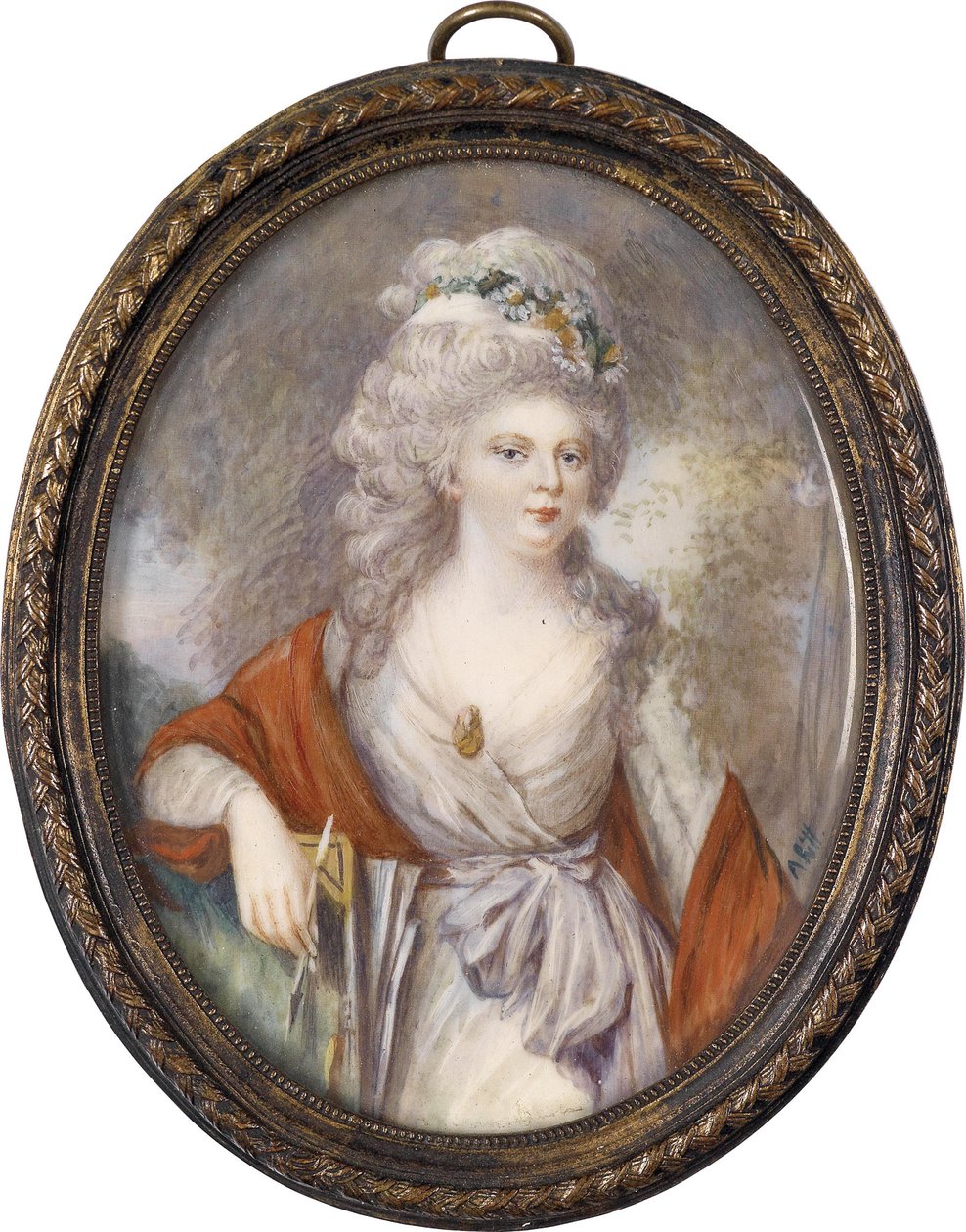 Maria Fedorovna Zsófi Dorothea württembergi császárné portréja 1759-1828, 19. század eleje. alkotó: Unbekannt