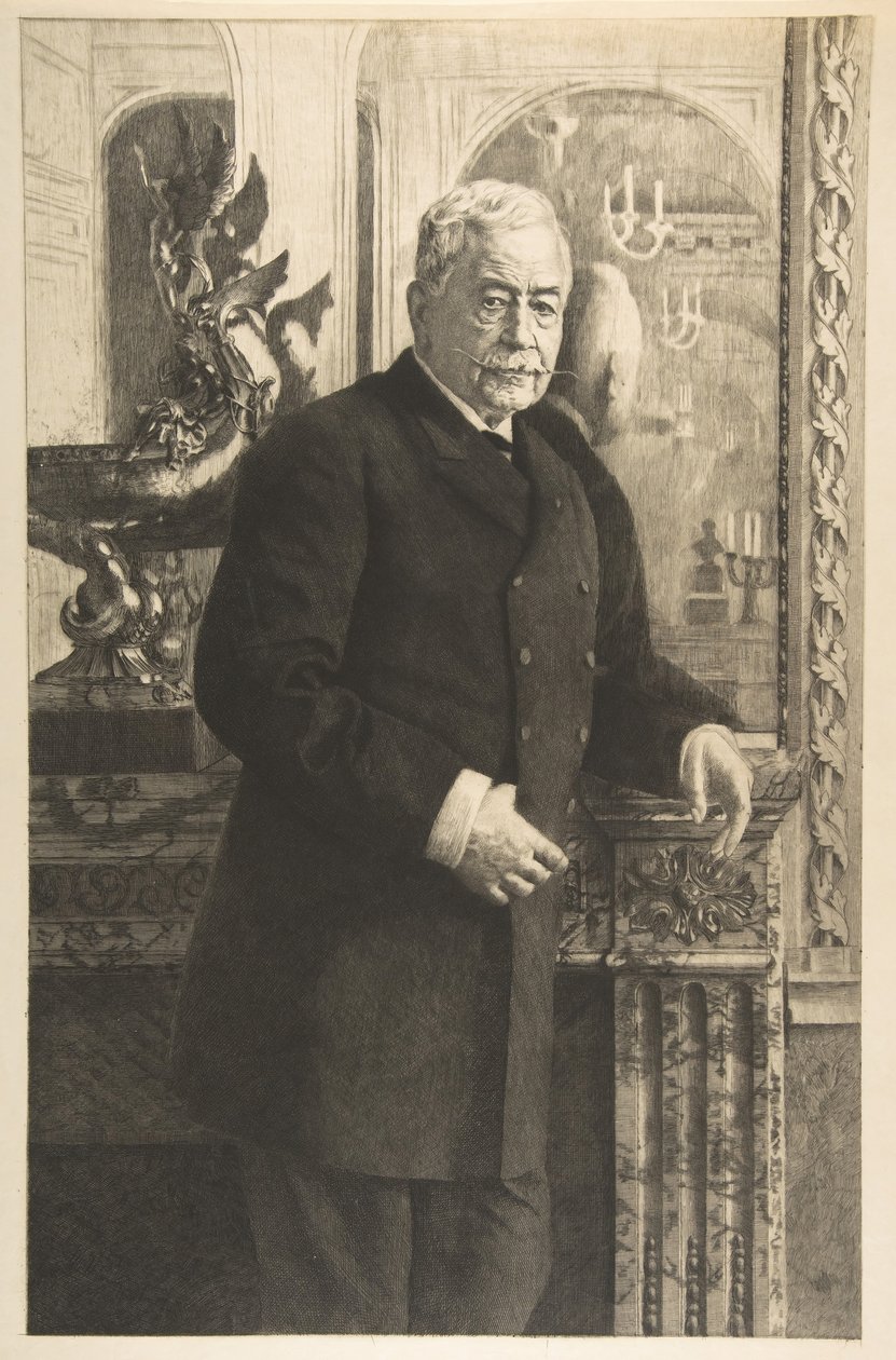 Lesseps Ferdinánd portréja, 1850-1914. alkotó: Unbekannt