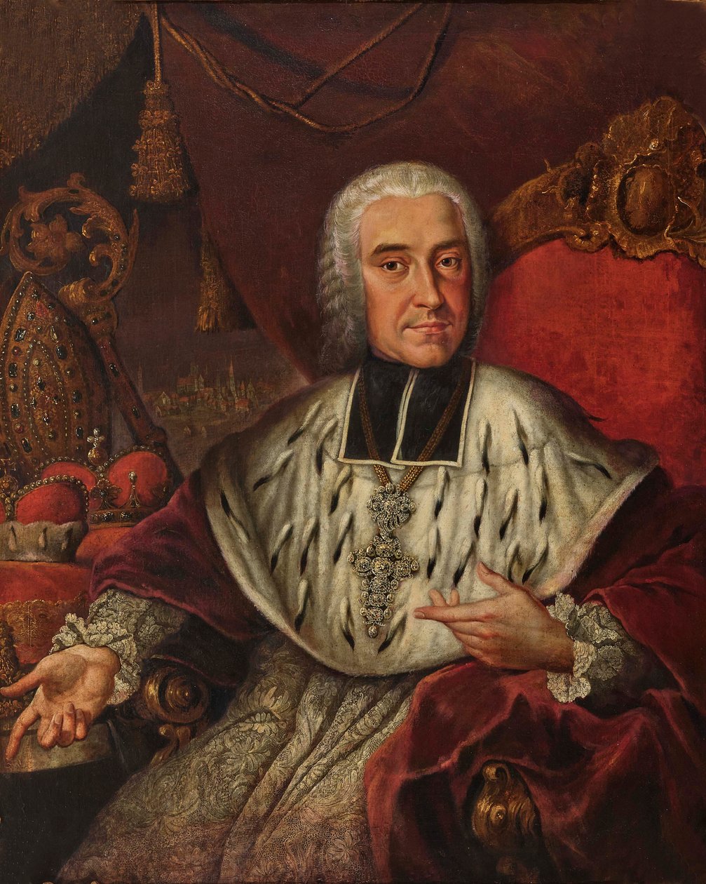 Neuburg-pfalzi Ferenc Lajos portréja 1664-1732, XVIII. század első harmada. alkotó: Unbekannt