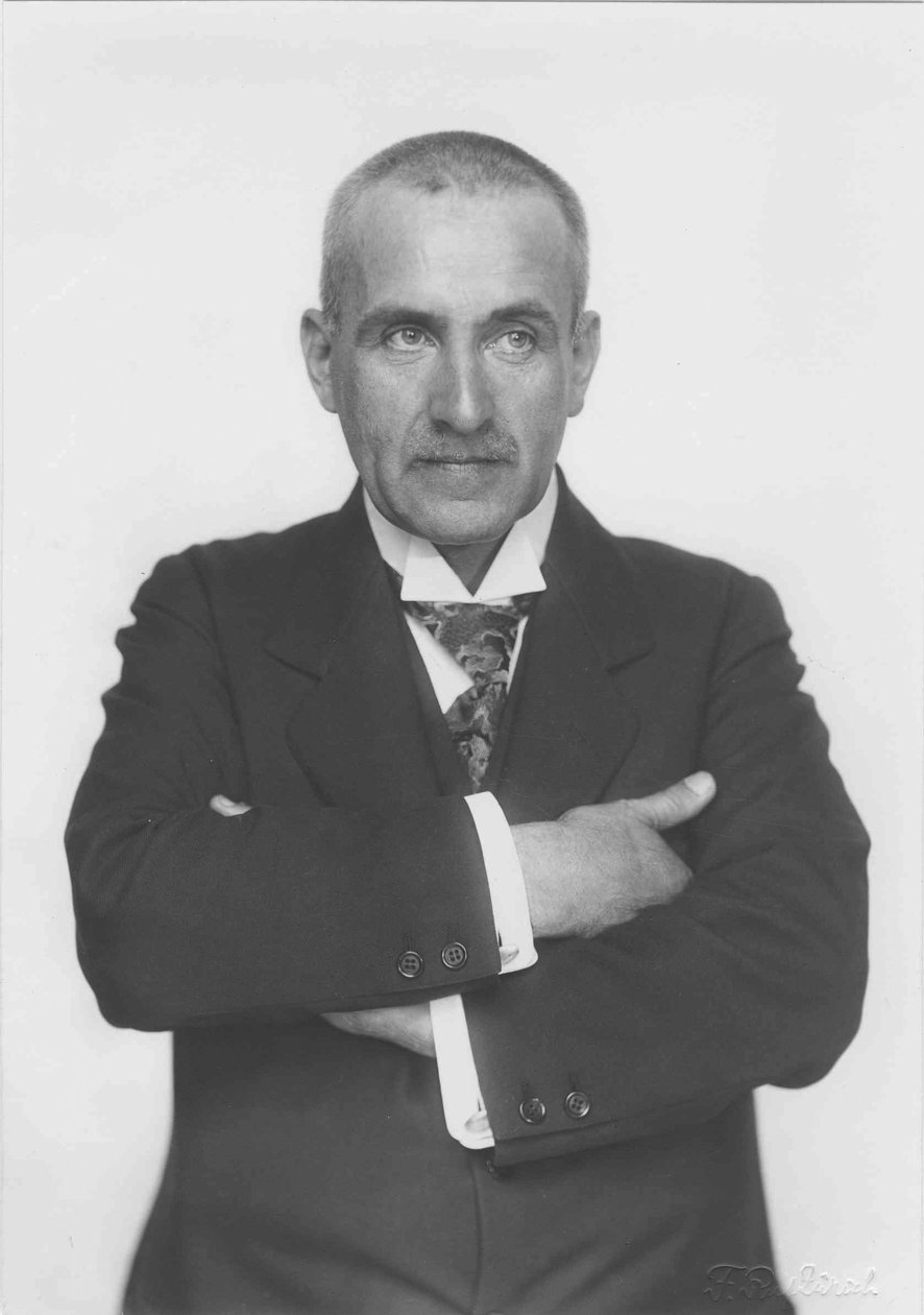 Frank Wedekind portréja 1864-1918, 1900-1910-es évek. alkotó: Unbekannt