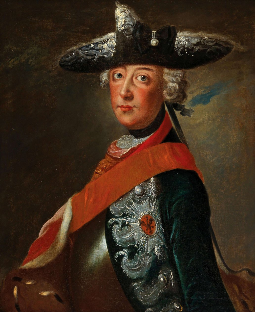 Frigyes porosz portréja 1712-1786. alkotó: Unbekannt