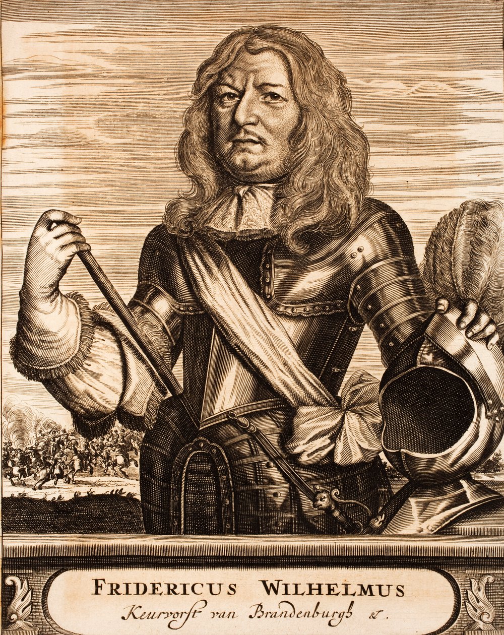 Frigyes Vilmos 1620-1688, brandenburgi választófejedelem, Poroszország hercegének portréja, 1675. alkotó: Unbekannt