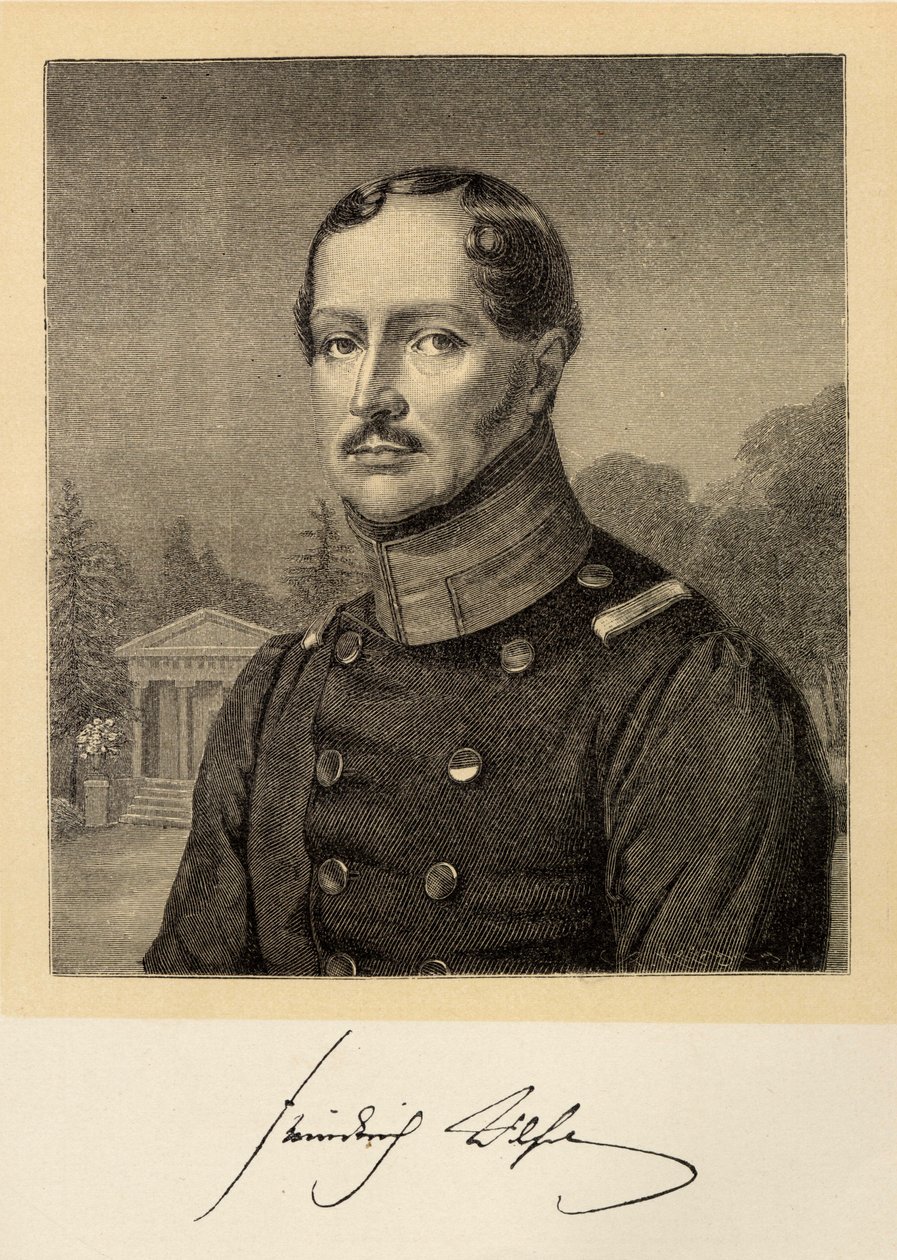 III. Frigyes Vilmos porosz portréja 1797-1840. alkotó: Unbekannt