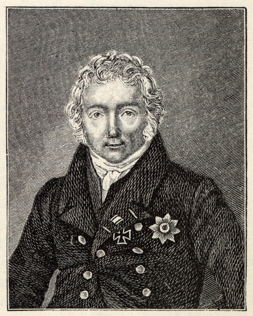 Friedrich von Motz portréja 1775-1830. alkotó: Unbekannt