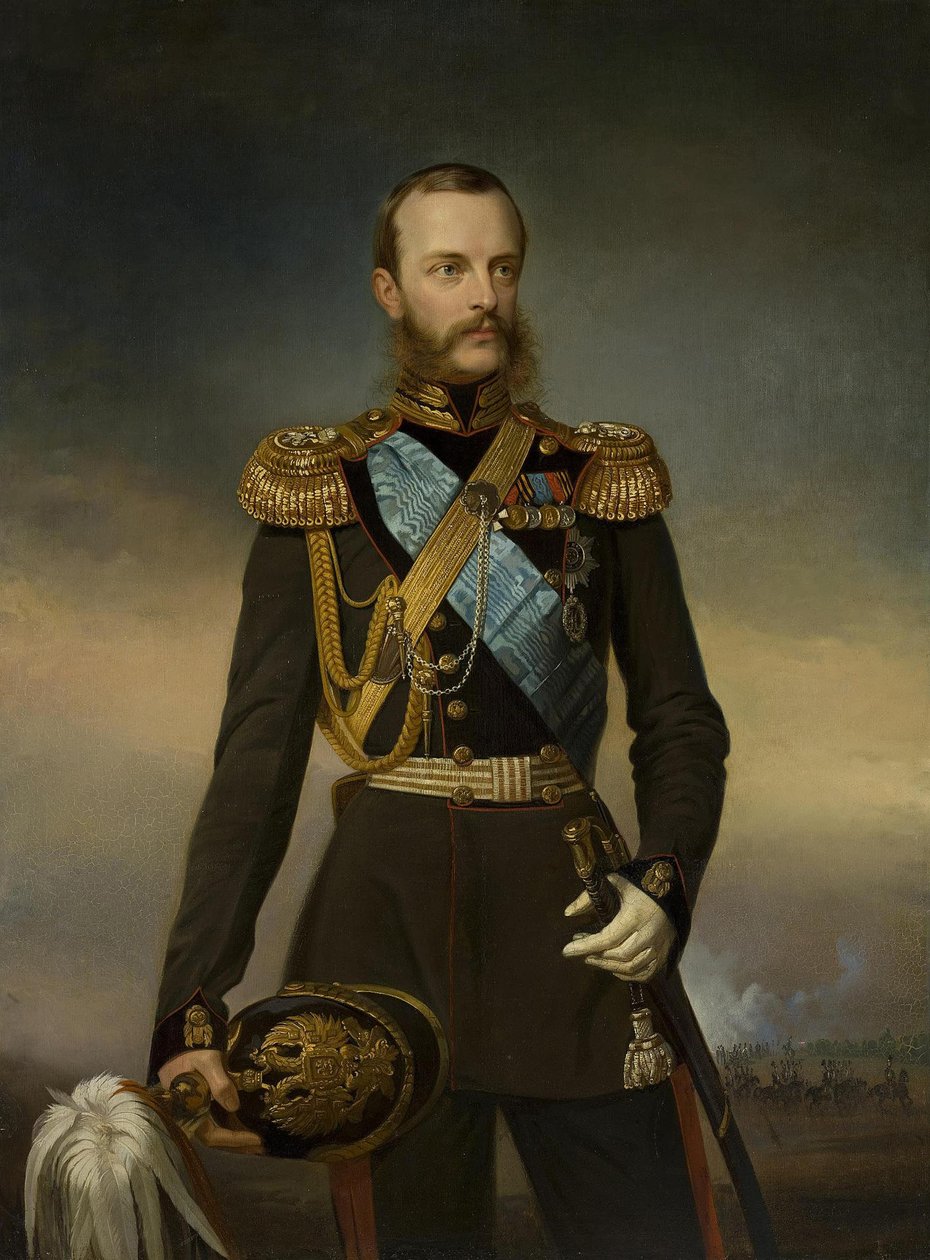 Michael Nikolaevich orosz nagyherceg portréja 1832-1909, 1860-as évek eleje alkotó: Unbekannt