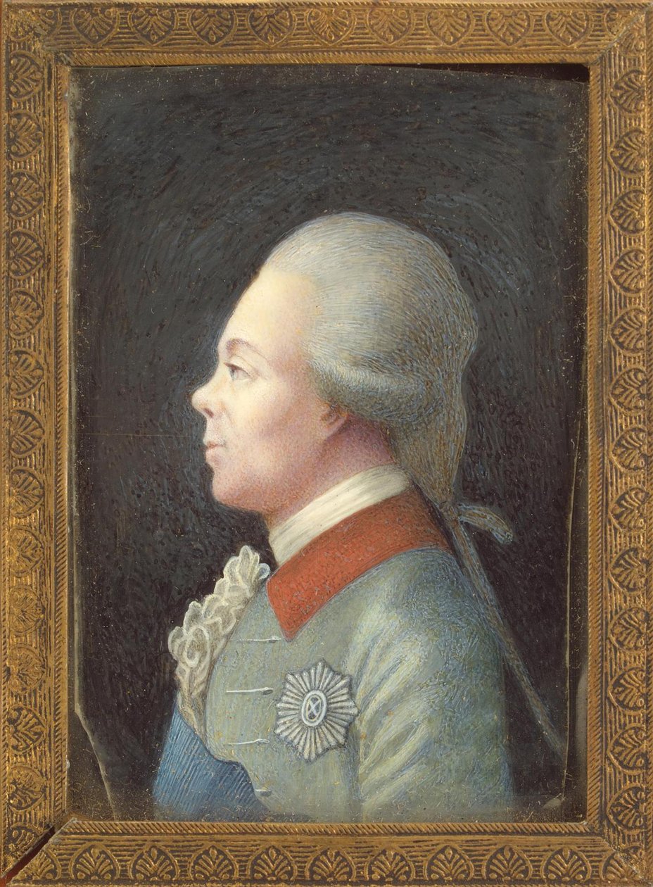 Pavel Petrovich nagyherceg portréja 1754-1801, 1780-as évek alkotó: Unbekannt