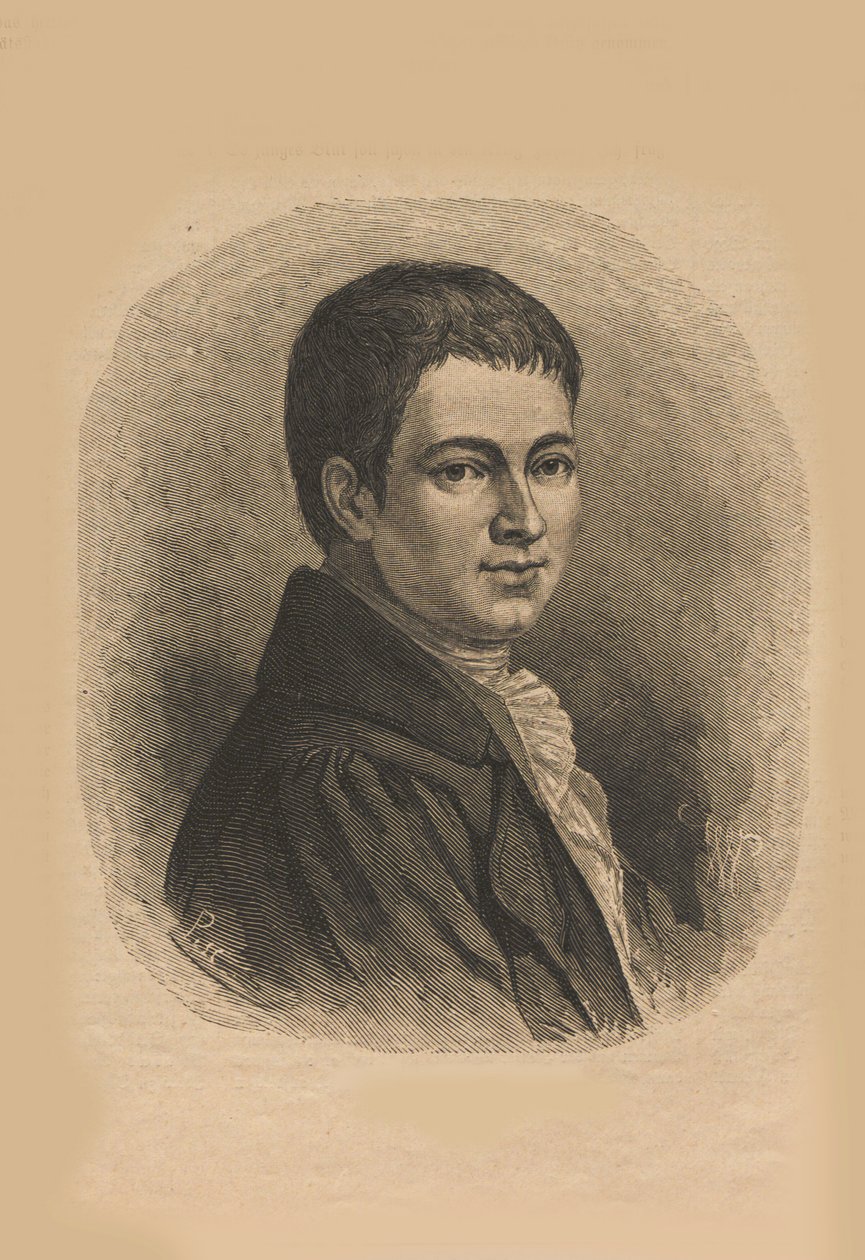 Heinrich von Kleist portréja 1777-1811, 1876. alkotó: Unbekannt