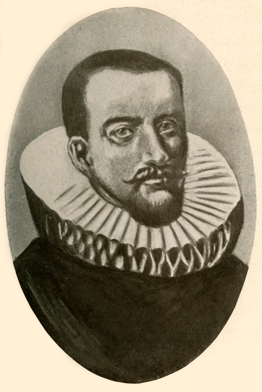 Henry Hudson angol navigátor portréja ruffban, 1609, 1937. alkotó: Unbekannt