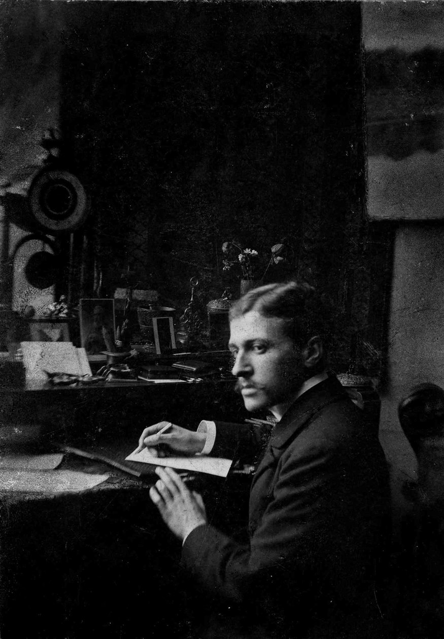 Hugo von Hofmannsthal portréja 1874-1929, kb. 1899. alkotó: Unbekannt