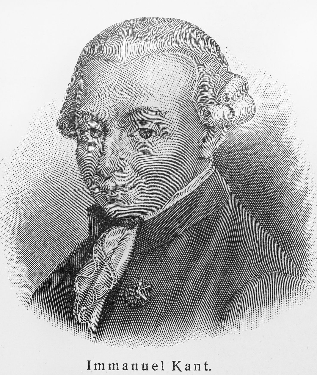 Immanuel Kant portréja 1724-1804 alkotó: Unbekannt