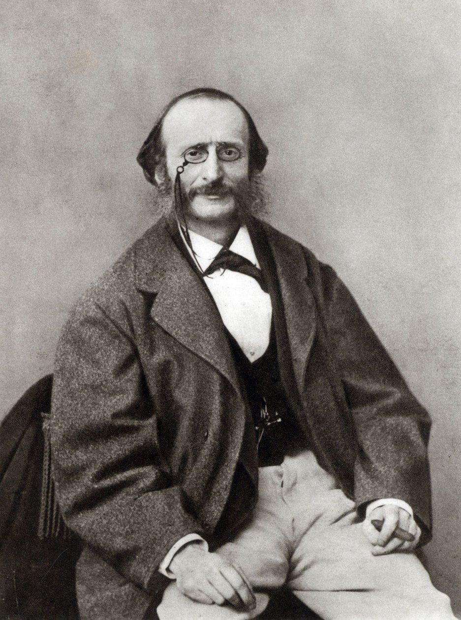 Jacques Offenbach portréja 1819-1880, kb. 1865. alkotó: Unbekannt