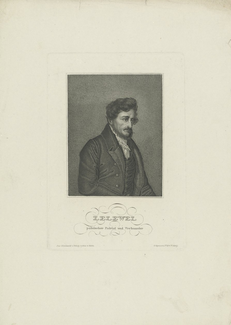 Joachim Lelewel portréja 1786-1861, 1830-as évek. alkotó: Unbekannt