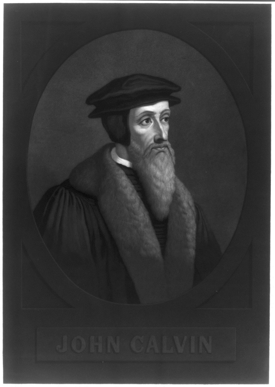 Kálvin János portréja 1509-1564, 19. század eleje. alkotó: Unbekannt