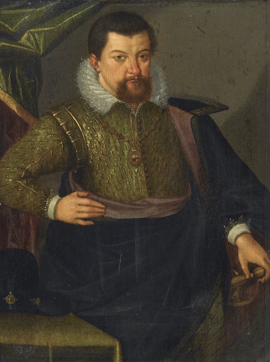 I. János György 1585-1656 szász választófejedelem portréja, 1611 alkotó: Unbekannt