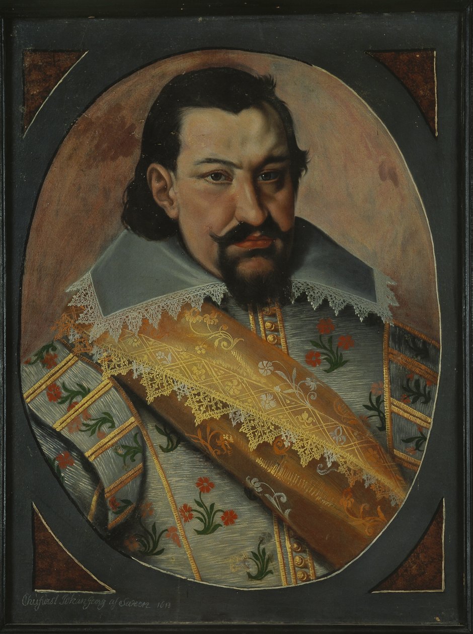 I. János György 1585-1656, szász választófejedelem, 1613 portréja. alkotó: Unbekannt