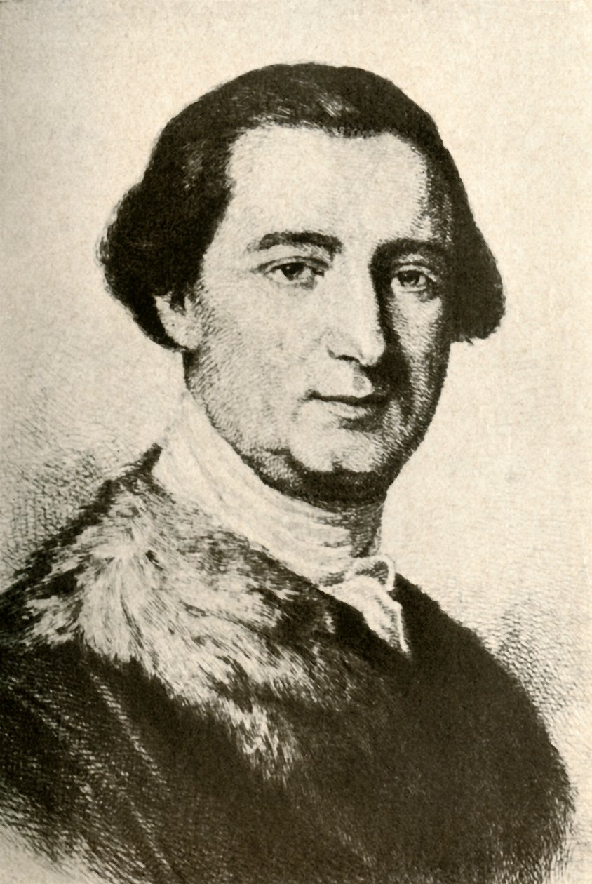 John Penn, a gyarmati kormányzó portréja prémes kabáttal, 1750, 1937. alkotó: Unbekannt