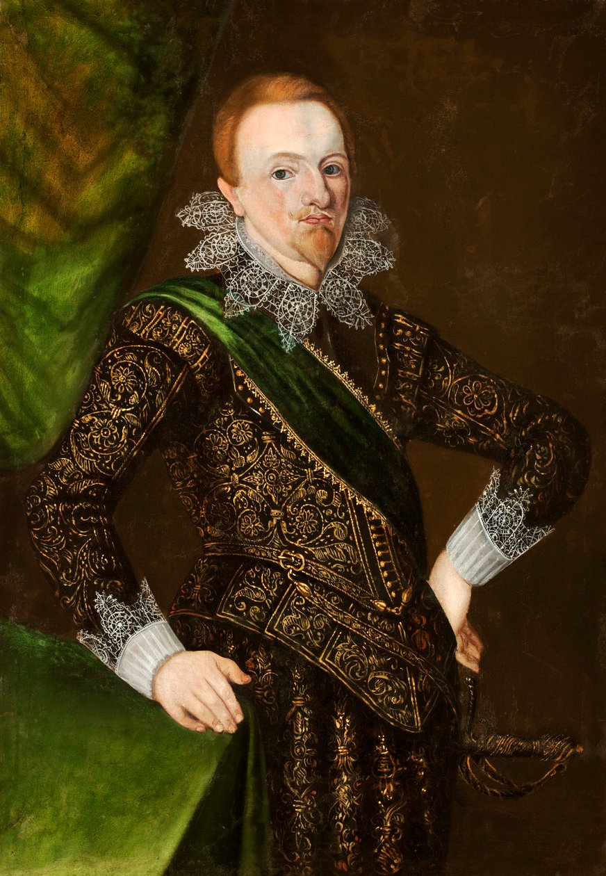 Svéd János 1589-1618, Östergötland hercegének portréja. alkotó: Unbekannt