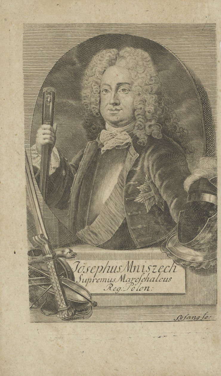 Jozef Wandalin Mniszech portréja 1670-1747, 1734 előtt. alkotó: Unbekannt