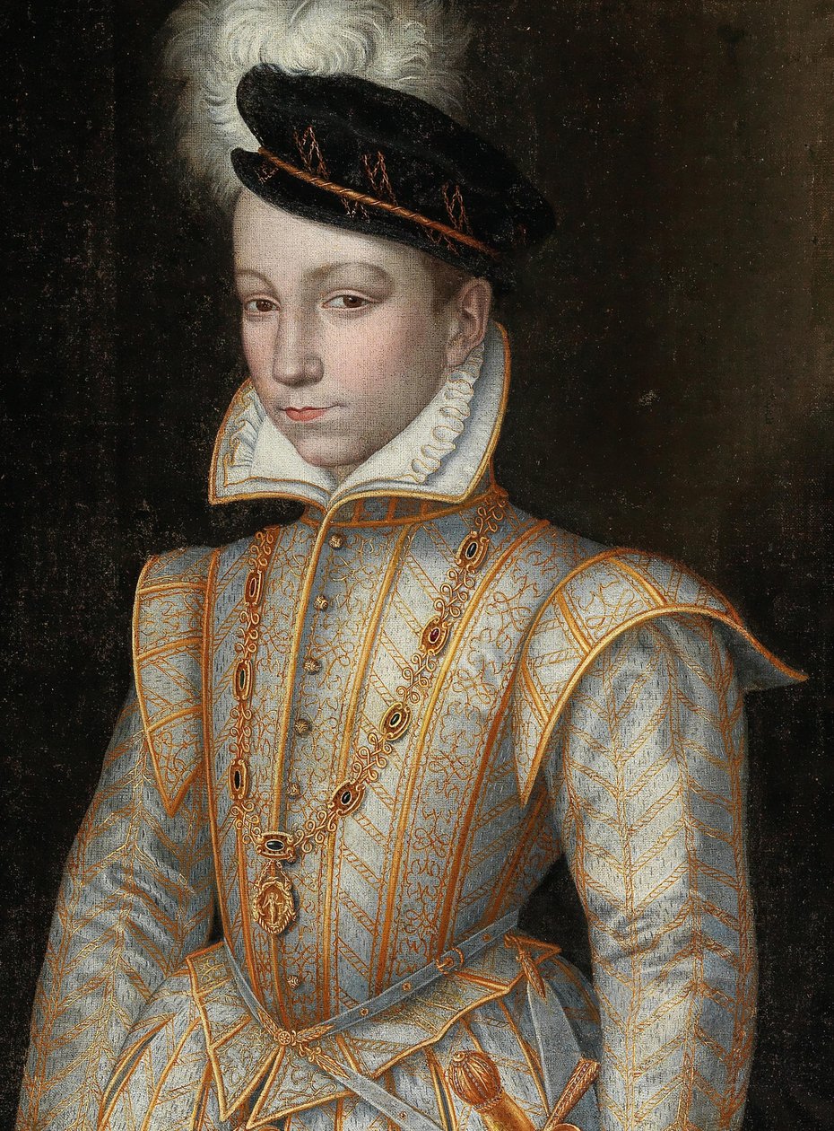 IX. Károly francia király portréja 1550-1574, c. 1560. alkotó: Unbekannt