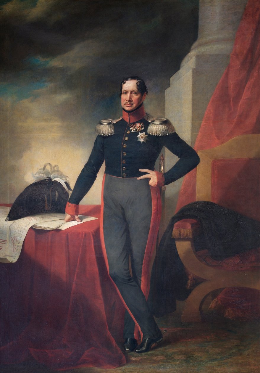 Frigyes Vilmos porosz király portréja, 1830 alkotó: Unbekannt