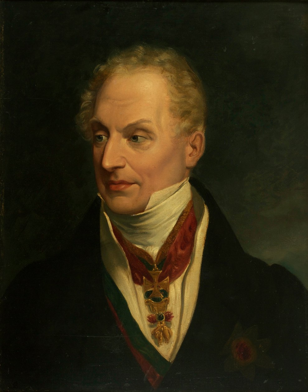 Klemens Wenzel, Metternich hercegének portréja 1773-1859, c. 1815 alkotó: Unbekannt