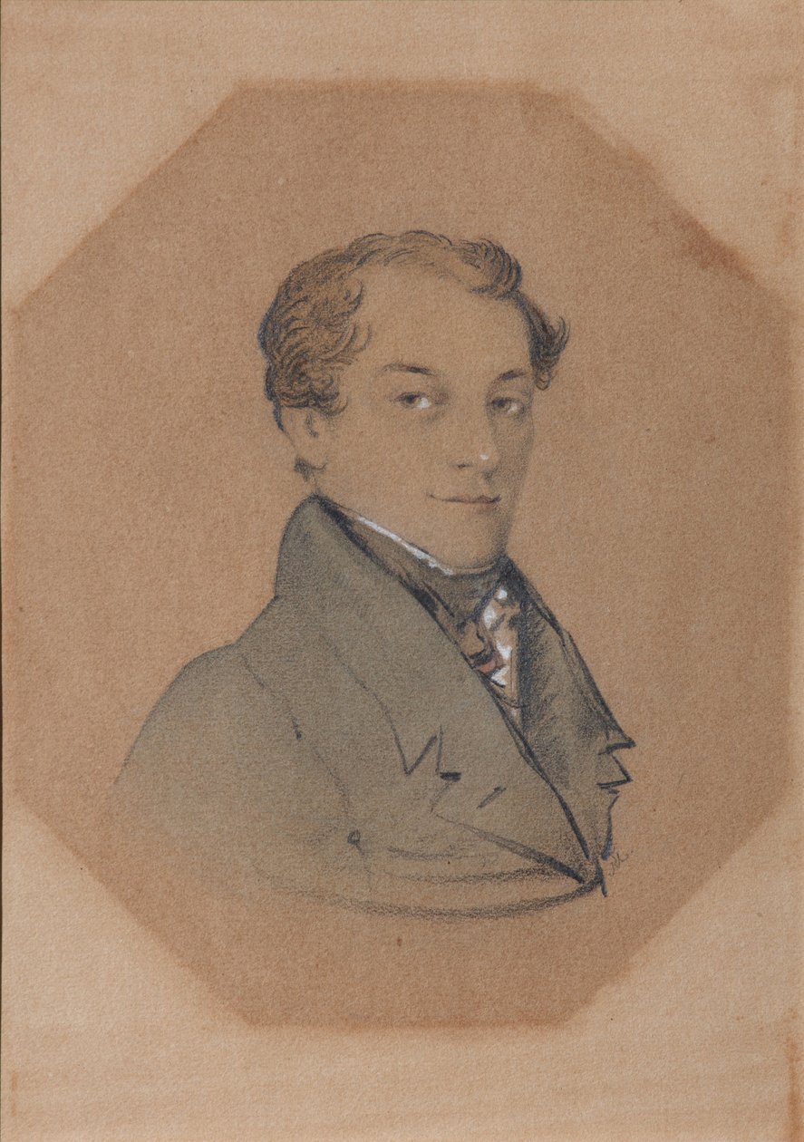 Kondratij Fjodorovics Rylejev portréja 1795-1826, XIX. század első negyede alkotó: Unbekannt