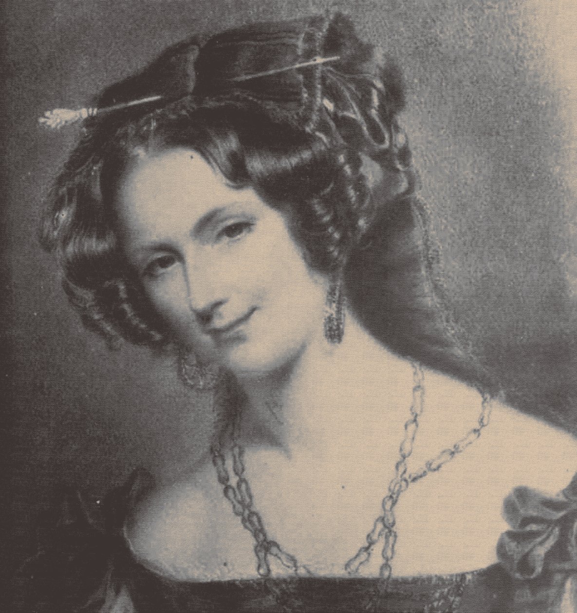 Lady Catherine Caroline Montagu 1808-1834, Alexandre Joseph Colonna-Walewski gróf feleségének portréja, 1830-as évek alkotó: Unbekannt