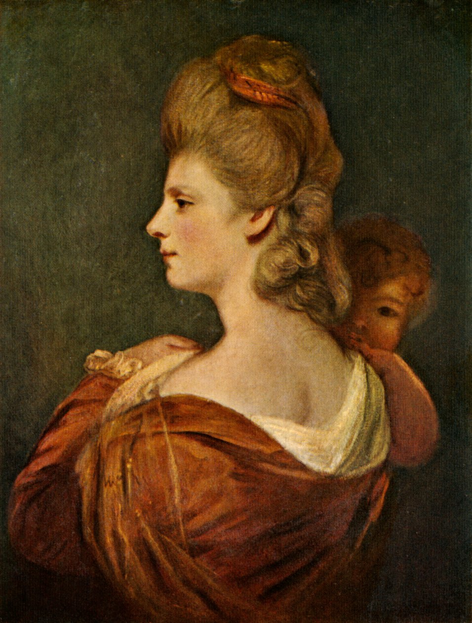 Hölgy és gyermek portréja, c1780, c1912 alkotó: Unbekannt