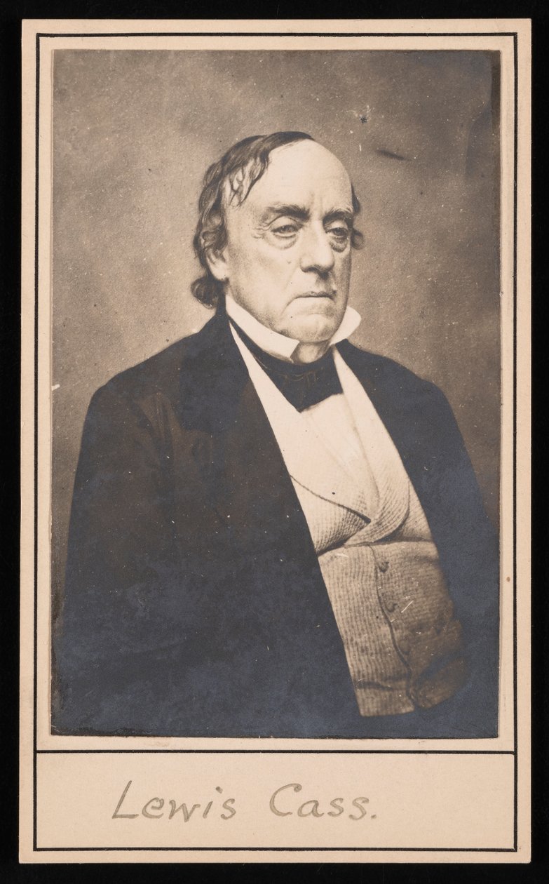 Lewis Cass portréja 1782-1866, 1866 előtt. alkotó: Unbekannt
