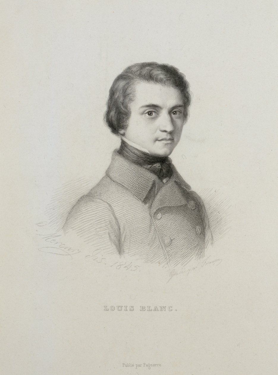 Louis Blanc portréja 1811-1882, 1845. alkotó: Unbekannt