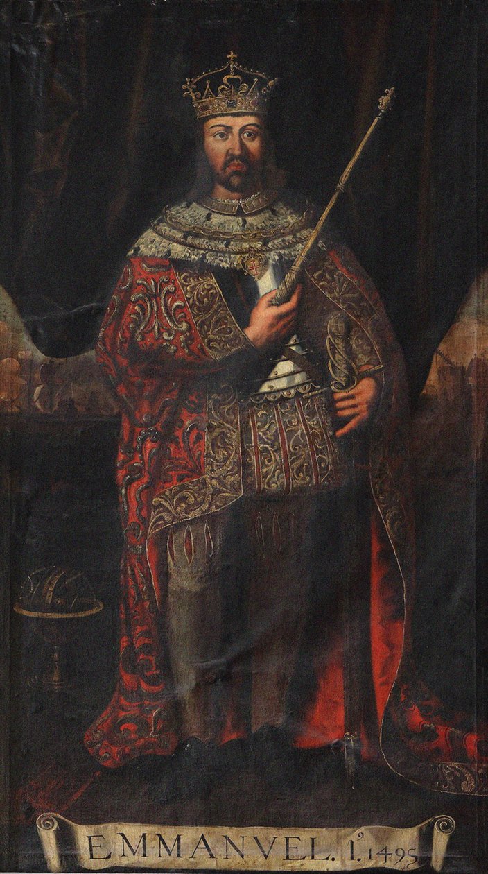 Portugál I. Manuel portréja 1469-1521, 1495. alkotó: Unbekannt