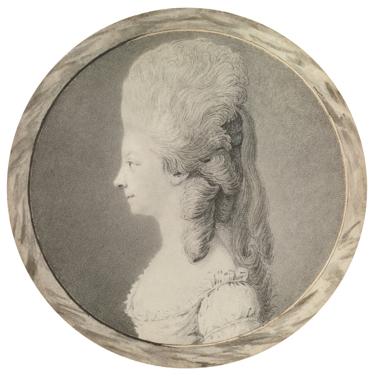 Savoyai Marie Louise 1749-1792, lamballei hercegnő portréja, XVIII. század második fele alkotó: Unbekannt