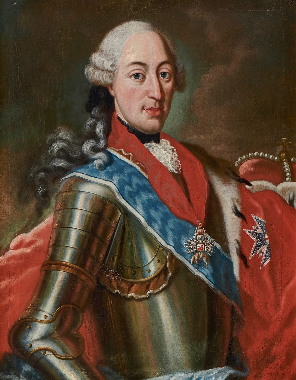 Maximilian III József 1727-1777 bajor választófejedelem portréja, XVIII. század második harmada. alkotó: Unbekannt