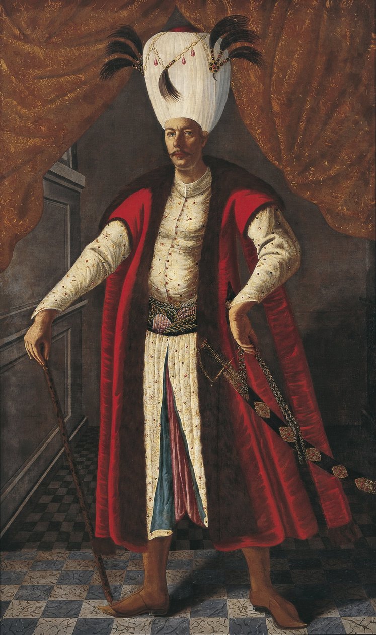 IV. Mehmed portréja 1642-1693, az Oszmán Birodalom szultánja, kb. 1681-1682 alkotó: Unbekannt
